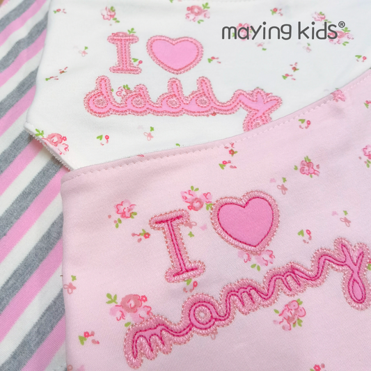 Baby Bib 3pc 嬰兒三角口水肩3件裝