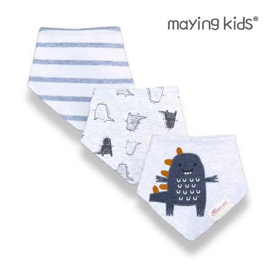 Baby Bib 3pc 嬰兒三角口水肩3件裝