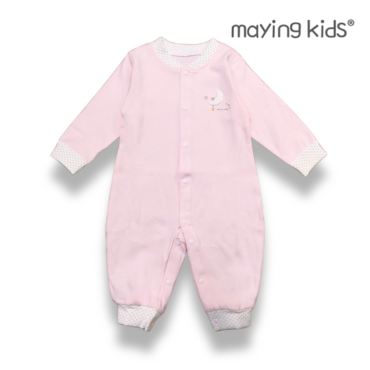 #8762 純棉雙面布開胸連身衣