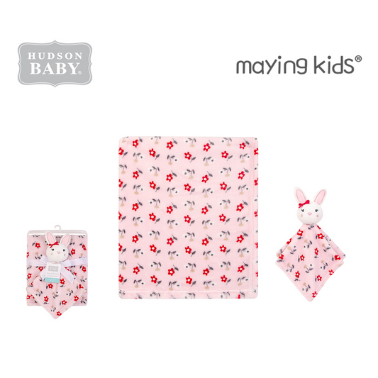 17448 : Plush Blanket & Security Blanket 印花被毯及安撫巾