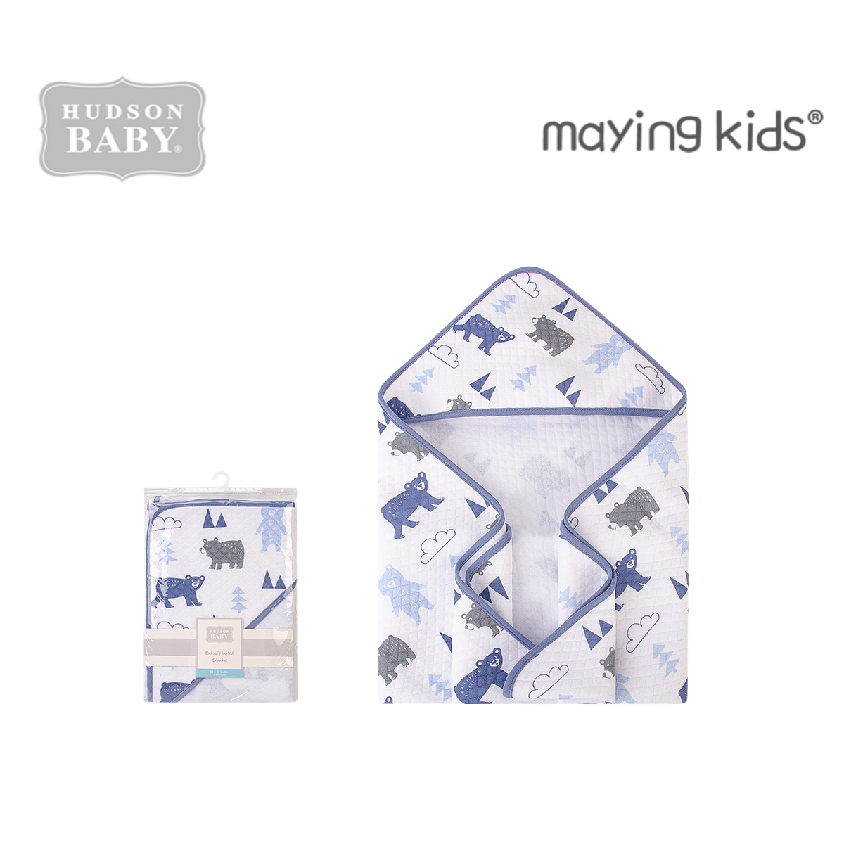 00270CH : Quilted Blanket With Hooded 夾棉抱被連帽