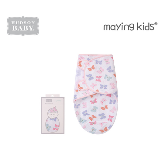 00258CH:Baby Plush Swaddle Wrap 安睡防驚嚇包巾(夾棉)
