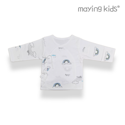 BG2283:Double Layer of Wrap Top Baby 純棉雙面布綁帶上衣