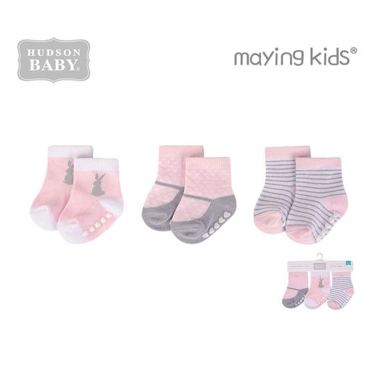 00791CH : Baby Socks With Non-Skid 3pc 防滑襪仔3件裝