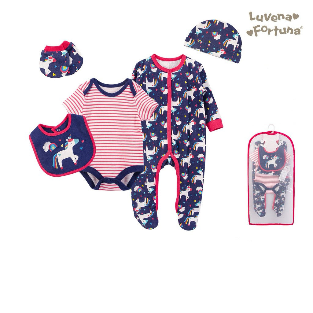Multi set with mesh bag 5pc