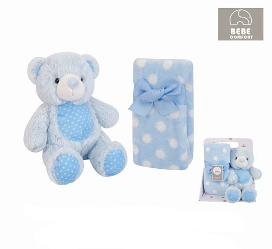 Toy and Rolled blanket gift set 公仔毛毯套裝