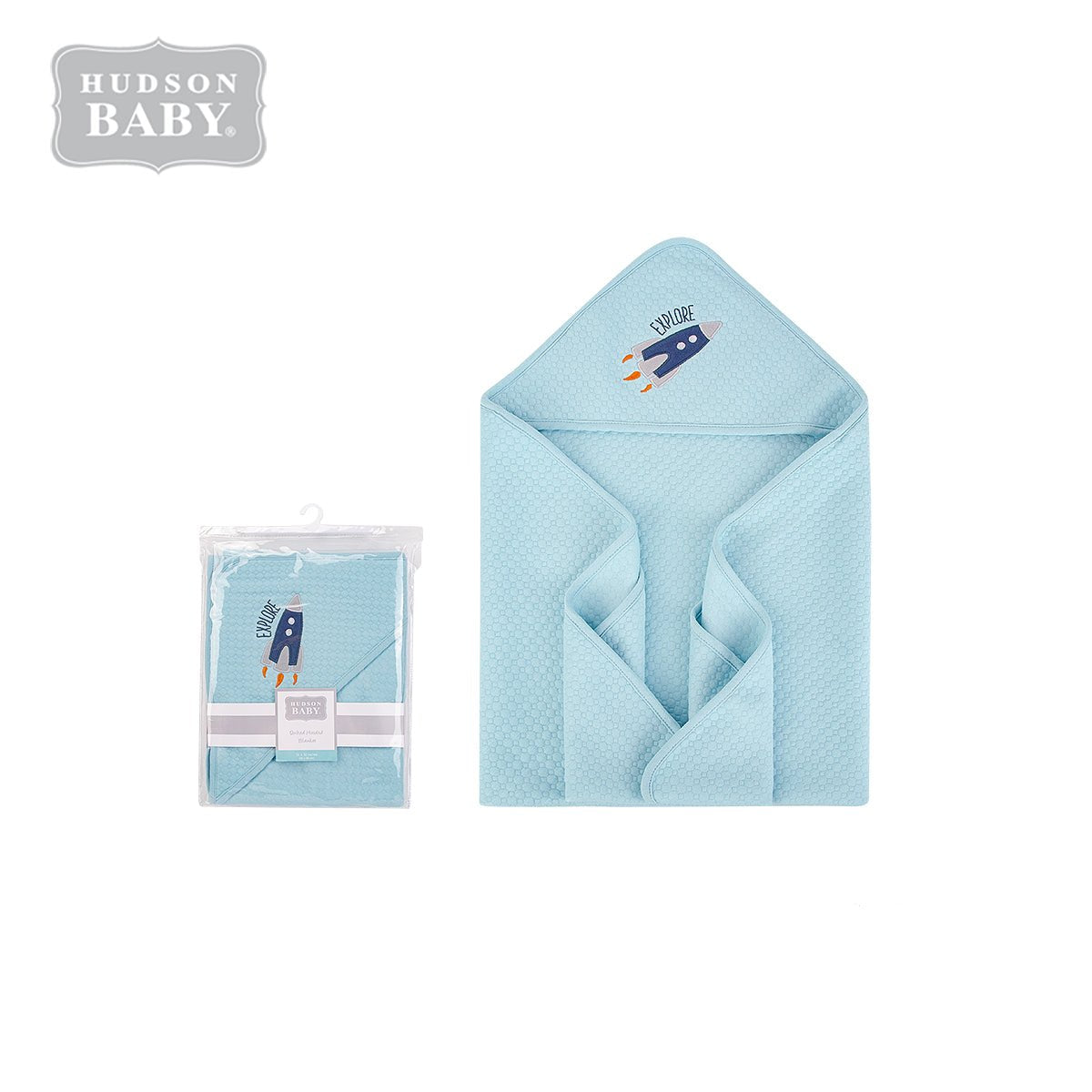 Quilted Blanket with Hooded
連帽包被 - 火箭