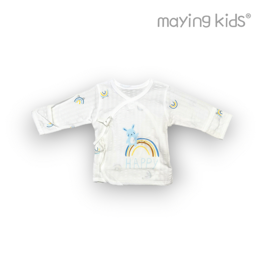 9009-1：Wrap Top Baby 純棉單面布綁帶上衣