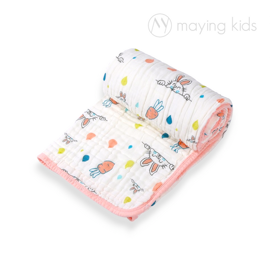 T690R : Six Layers Baby Blanket 六層純棉紗巾浴巾