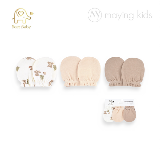 BS72033 : 3pc Scratch Mittens Set
防抓手套3件裝