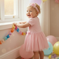 H14261INF : 2pc Dress And Headband Set 頭帶和禮裙