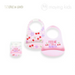 D09674 : 2pc Silicone Bib 矽膠餐用圍兜2件裝
