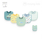 D09670:5pc Cvc Interlock Bibs 5件裝口水巾