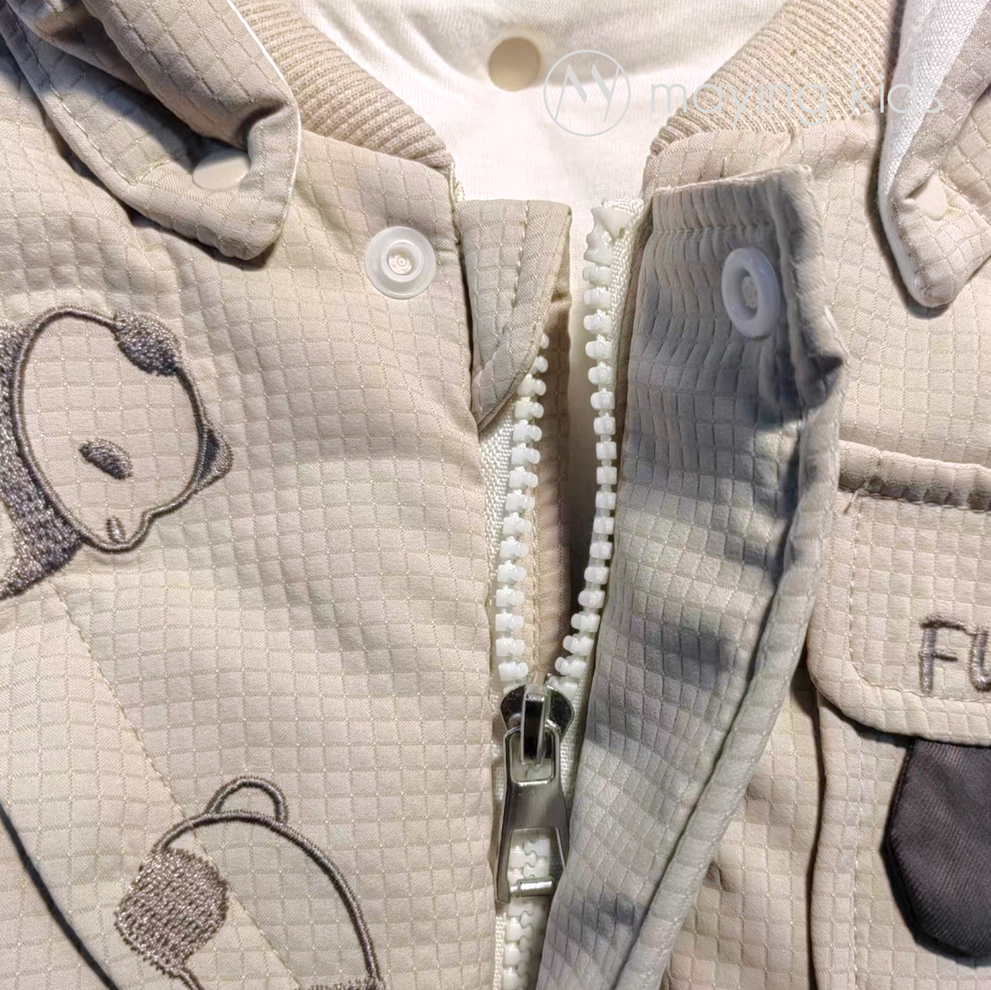 連帽夾棉外套風褸 Hooded Cotton Lined Coat