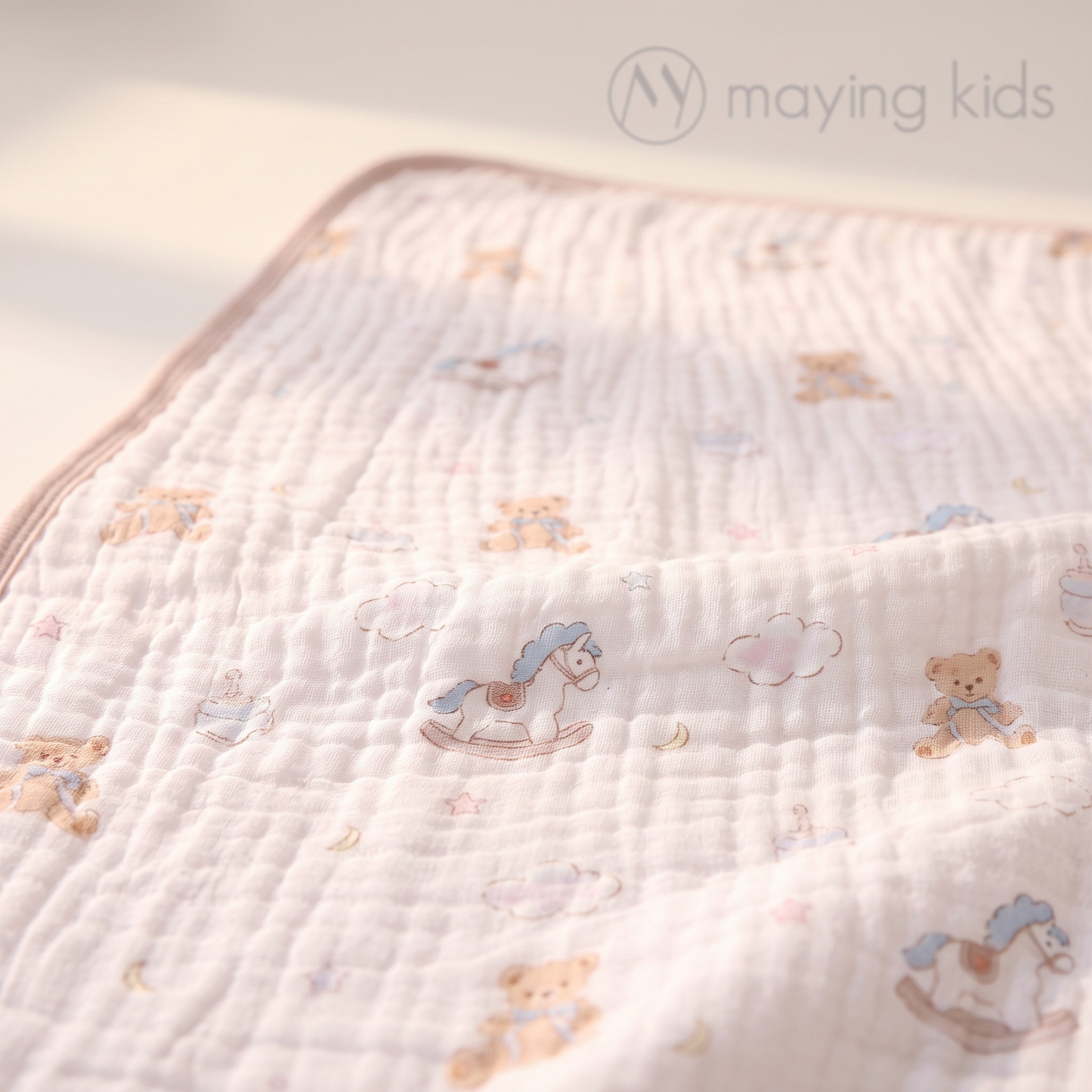 Six Layers of Soft Mulsin 6層超柔軟竹棉紗巾浴巾