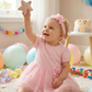 H14261INF : 2pc Dress And Headband Set 頭帶和禮裙