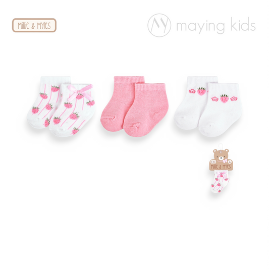 D97042:3 Pair Crew Socks 襪3對裝