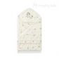 Baby Hooded Receiving Blanket 雙層精梳棉磨毛包被