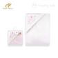 BP53553 : Baby Double Layer Dotted Blanket Hooded 夾棉豆豆毯包被