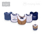 Handsome Littleman 5pc Interlock Bib 型格小紳士5件裝口水巾