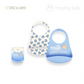 D09676: 2pc Silicone Bib 矽膠餐用圍兜2件裝