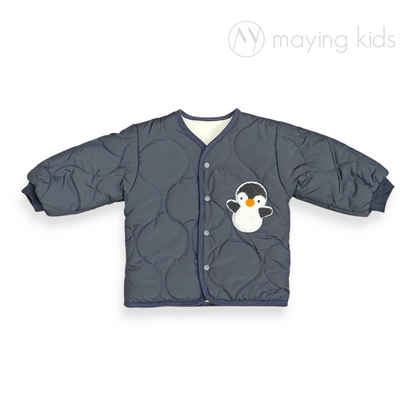 B8361 : Quilted Baby Jacket 輕薄刺繡夾棉加絨外套