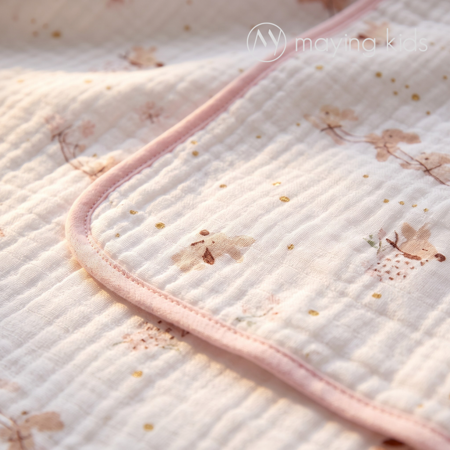 Six Layers of Soft Mulsin 6層超柔軟竹棉紗巾浴巾