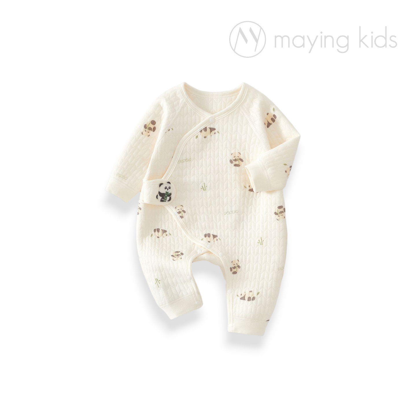 25012 : 薄夾絲棉魔術貼連身衣