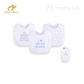 BP41597: Drooler Bib with Fiber Filled 3pc 夾棉口水巾3件裝