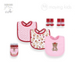 D09611 : 3pc Bibs And 2 Pair Of Fun Socks 3件裝口水巾&2對裝襪仔