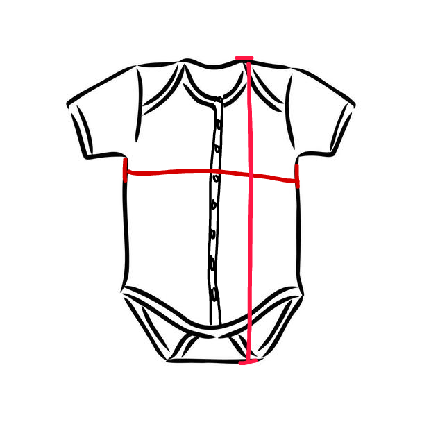Bodysuit 球類圖案純棉開胸連身衣