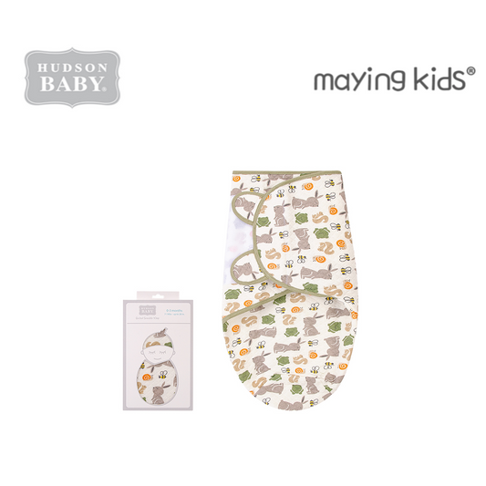 00260CH：Baby Plush Swaddle Wrap 安睡防驚嚇包巾（夾棉）