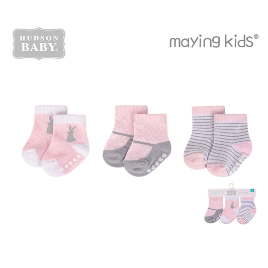 00791CH : Baby Socks With Non-Skid 3pc  防滑襪仔3件裝