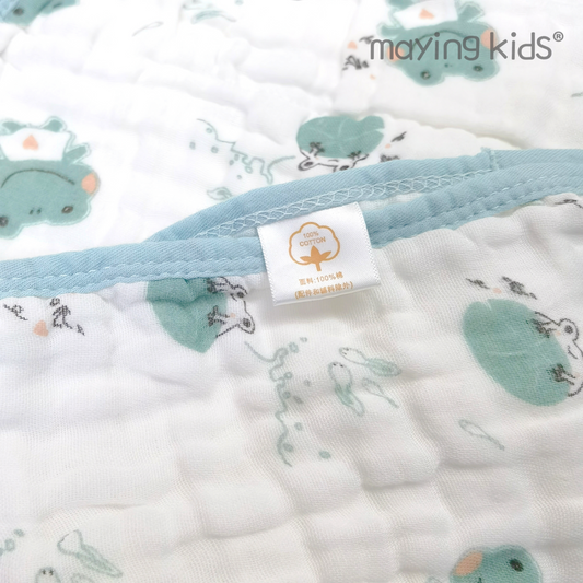 T690F : Six Layers Baby Blanket 六層純棉紗巾浴巾