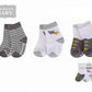Baby Socks With Non-Skid 3pc  防滑襪仔3件裝 - 灰間火箭