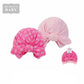 Turban Cap Set 2pc 頭巾2件裝 - 白底/粉底